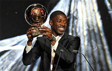 Усман Дэмбеле заваяваў «Залаты мяч»