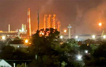 One Of The Largest Refineries In Southern Russia Burst Into Flames After A Drone Strike