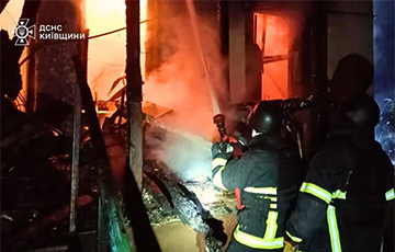 A Sanatorium Was On Fire In Bucha As A Result Of A Russian Attack