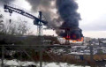 В России загорелся второй за два дня завод