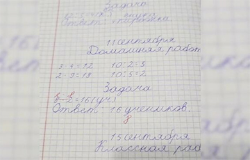 Житель Шклова возмутился в соцсети оценке за домашку по математике с правильным ответом