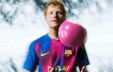 Эд Шыран упрыгожыў форму «Барселоны» сваёй музыкай