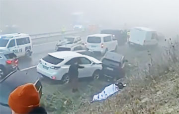 У Фінляндыі адбылося маштабнае ДТЗ з удзелам каля 50 аўтамабіляў