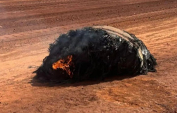 На Землю упал неизвестный объект из космоса