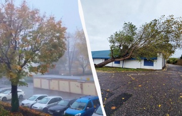 An Exceptional Storm "Joshua" Is Raging In Germany