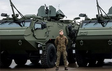 Latvia Hands Over Two Dozen New Patria Armored Personnel Carriers To Ukraine