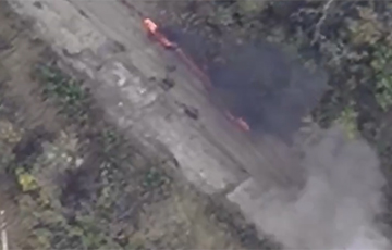 The Ukrainian Armed Forces Smashed A Column Of Russian Occupiers