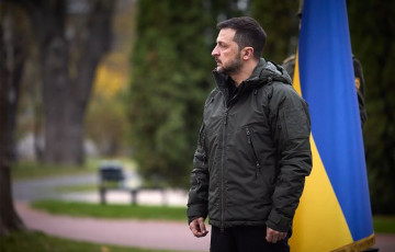 Зяленскі прыехаў на фронт у Запарожскай вобласці