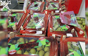 Белорусская таможня задержала крупную партию груш на границе с РФ