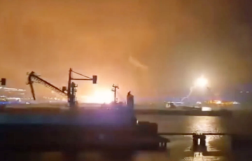 Turkish Sailors Excitedly Videotaped A Long Neptunes Strike On Novorossiysk