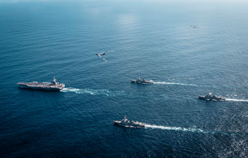 Амерыканскі авіяносец зайшоў у Карыбскае мора