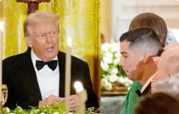 В Белом доме показали встречу Роналду и Трампа