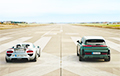 Porsche устроила гонку 918 Spyder против электрического Cayenne