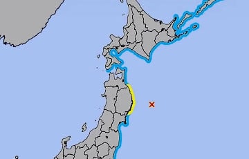 На поўначы Японіі адбыўся наймацнейшы землятрус