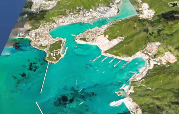 Амерыканская кампанія стварыла 3D-карту найважнейшай кітайскай ваенна-марскай базы