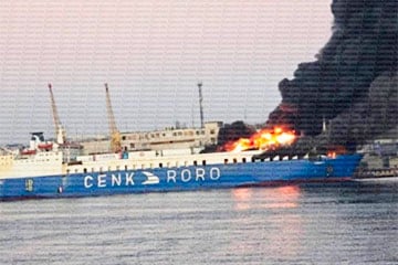 Russia Struck A Turkish Transport Ship In The Port Of Chernomorsk In Odessa Region