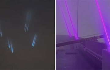 Почему небо над «Минск-Миром» странно светится?