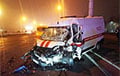 В Минске скорая врезалась в автобус