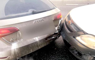 На МКАД произошло ДТП с участием трех авто