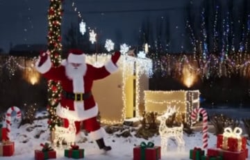 Санта над Молодечно стал звездой Сети