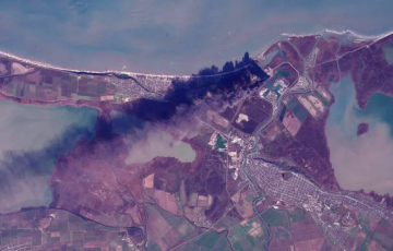 Удар по порту «Темрюк» в Краснодарском крае РФ: последствия видны из космоса