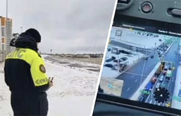 На беларусаў ляцяць штрафы з неба