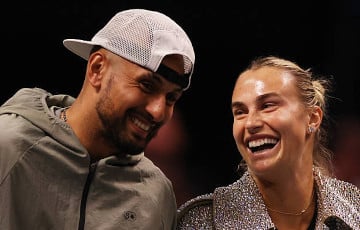 671-я ракетка Кірыёс перамог Сабаленку ў паказальным матчы «Бітва палоў»