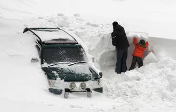 Цыклон «Уілі» нясе ў Беларусь да 50 см снегу