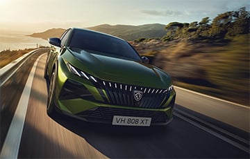 Peugeot прадставіў абноўлены 408 з акцэнтам на светлавыя тэхналогіі