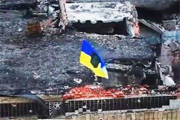 Над горсоветом Купянска установлен украинский флаг