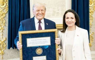Trump Accepted The Nobel Peace Prize From Machado
