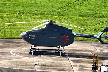 У Вялікабрытаніі ўпершыню падняўся ў паветра аўтаномны вайсковы верталёт