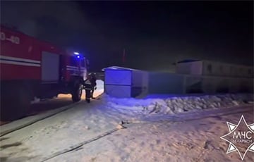 На территории «Великого камня» вспыхнул пожар