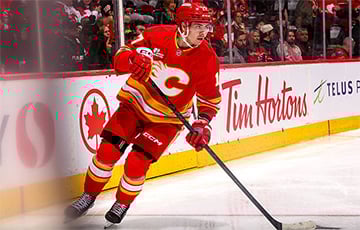 Шарангович открыл счет и помог «Калгари» обыграть «Айлендерс»