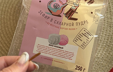 Белоруска нашла в бобруйском зефире «какие-то деревяшки»