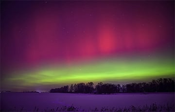 Беларусы бачылі паўночнае ззянне