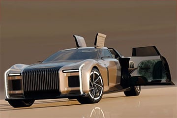 В Италии показали гигантский представительский седан L’Epoque