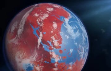 Марс у мінулым быў «блакітнай планетай»