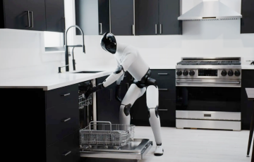 Гуманоидный робот научился самостоятельно мыть посуду