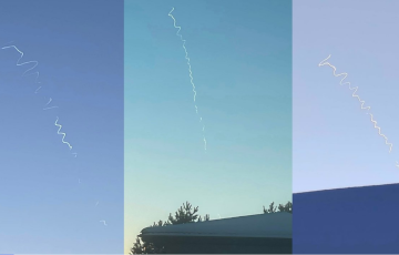 Недалеко от Вильнюса в небе зафиксировали необычное явление