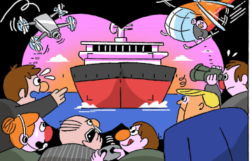 Bloomberg: Охота на танкеры «теневого флота» РФ превратилась в зрелищное действо