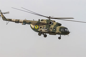 Украинский экипаж вертолета Ми-8 сбил российский «Шахед» пулеметным огнем