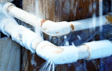В Беларуси снова лопаются трубы