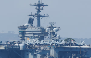 ЗША збілі іранскі беспілотнік, які наблізіўся да авіяносца «Абрагам Лінкальн»