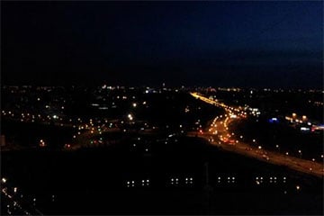 Мінск пасля загаду Лукашэнкі пагрузіўся ў цемру