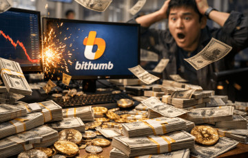 Южнокорейская биржа случайно раздала биткоины на $40 миллиардов