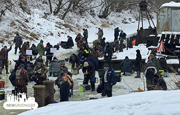 В Гродно заметили ажиотаж на реке