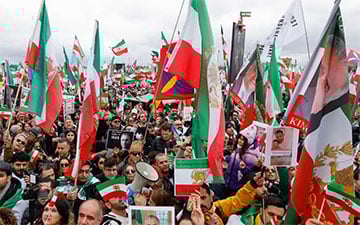 В Мюнхене на протесты против иранского режима вышли 200 тысяч человек