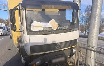 У Мінску адбылася буйная аварыя