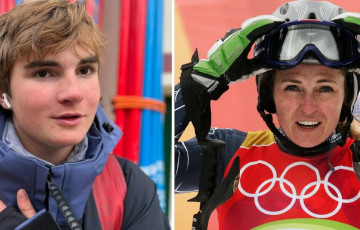 Упершыню ў гісторыі на адной зімовай Алімпіядзе выступілі маці і сын